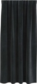 vidaXL Κουρτίνες συσκότισης 2 pcs Μαύρο 140 x 175 cm Βελούδο