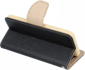 Fancy Book Samsung Galaxy S22 Μαύρο/Χρυσό