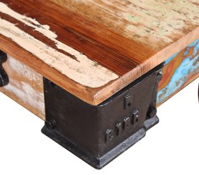 vidaXL Τραπεζάκι Σαλονιού 90 x 45 x 35 εκ. από Ανακυκλωμένο Ξύλο