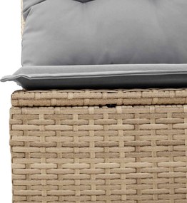 vidaXL Σετ Καναπέ Κήπου 13 pcs Μπεζ συνθετικό ρατάν