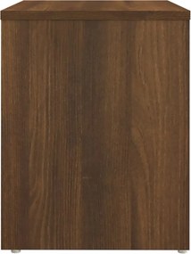 vidaXL Κομοδίνα 2 τεμ. Καφέ Δρυς 40x30x40 εκ. από Επεξεργασμένο Ξύλο