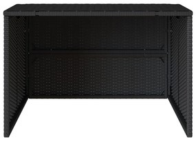 vidaXL Σκέπαστρο για Χλοοκοπτ. Ρομπότ Μαύρο 86x90x52/57 εκ Συνθ. Ρατάν