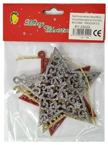 Σετ Χριστουγεννιάτικα στολίδια - 9.5cm - 3pcs - 230201-230201