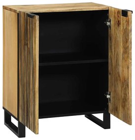 vidaXL Πλαϊνό γραφείο Καφέ 60 x 33.5 x 75 εκ. Μασίφ ξύλο μάνγκο