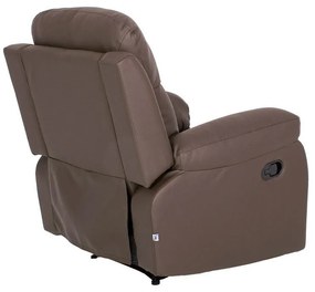 Πολυθρόνα Relax Chicago 1122 Fylliana Γκρί Τεχνόδερμα 97x90x100 εκ. 97x90x100 εκ.