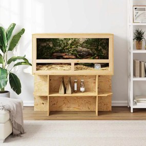 vidaXL Βάση Terrarium Καφέ 100 x 50 x 50 cm OSB