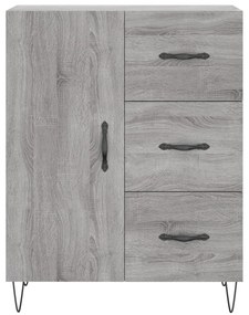 vidaXL Ντουλάπι Γκρι Sonoma 69,5 x 34 x 90 εκ. από Επεξεργασμένο Ξύλο