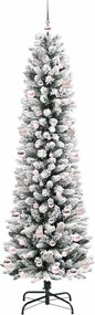 vidaXL Τεχνητό Χριστουγεννιάτικο Δέντρο με 300 LED Λευκό 240 cm