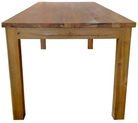 Τραπέζι Wooly teak ξύλο σε φυσική απόχρωση 220x90x75εκ
