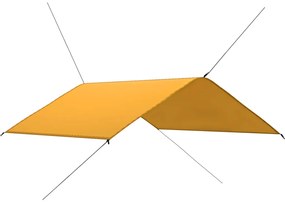 vidaXL Σκέπαστρο Προστατευτικό Κίτρινο 4 x 4 μ.