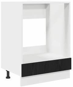 vidaXL Κρεμαστό ντουλάπι Riga Μαύρη Οξυά 60 x 46 x 81,5 εκ