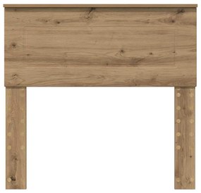 vidaXL Κεφαλάρι Artisan Oak 80 cm Επεξεργασμένο ξύλο