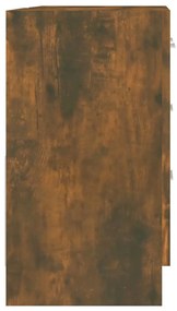 vidaXL Ντουλάπι Νιπτήρα Καπνιστή Δρυς 63 x 30 x 54 εκ. Επεξεργ. Ξύλο