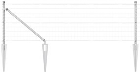 vidaXL Euro Fence με 13 καρφιά 0.6x25 μ γαλβανισμένος χάλυβας