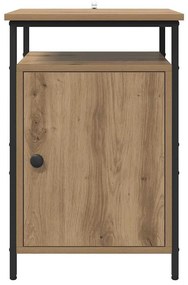 vidaXL Κομοδίνο Artisan Oak 40 x 42 x 60 εκ. Επεξεργασμένο ξύλο