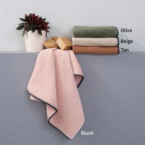 Πετσέτες Brooklyn (Σετ 3τμχ) Olive Palamaiki Towels Set 70x140cm 100% Cotton
