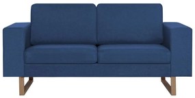Καναπές Διθέσιος Μπλε Υφασμάτινος - Μπλε