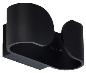 Φωτιστικό Τοίχου Wall &amp; Ceiling Luminaires L35049BK Black Metal