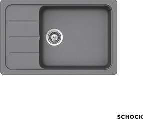 Schock Element 31180 - Νεροχύτης Κουζίνας Γρανίτη 78x50 - Croma