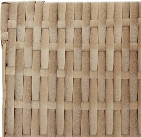 vidaXL Διαχωριστικό Δωματίου 4 Πάνελ Μπεζ από Συνθετικό Ρατάν