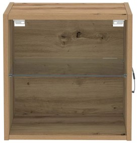 vidaXL Πλωτό ράφι 2 pcs Καφέ 40 x 28.5 x 40 εκ Επεξεργασμένο ξύλο