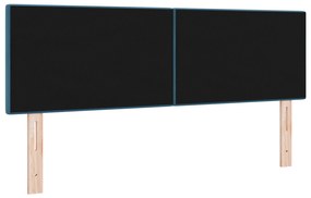 vidaXL Κεφαλάρι Καπιτονέ Σκούρο Μπλε 160 cm Βελούδο