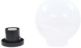 vidaXL Φωτιστικά Μπάλα LED 2 τεμ. Σφαιρικά 20 εκ. Ακρυλικά (PMMA)