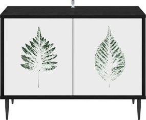 vidaXL Ντουλάπι TV HANAU 69 x 33 x 50,5 εκ. Μαύρη Δρυς