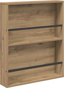 vidaXL Ράφι Περιοδικών με ράφι 2 τμχ. Artisan Oak 60 x 12 x 70 εκ