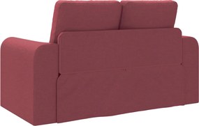 vidaXL Κρεβάτι καναπές 60cm Κόκκινο ύφασμα