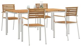 vidaXL Σέτ φαγητού για κήπο 5 pcs