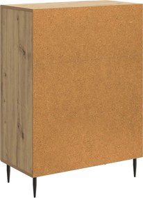 vidaXL Πλαϊνό γραφείο Artisan Δρυς 66 x 34,5 x 89,5 εκ