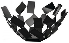 Φρουτιέρα The Scirocco Room MT02 B Φ27,3x13cm Μεταλλική Black  Alessi Metal