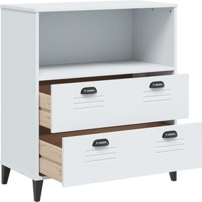 vidaXL Βιβλιοθήκη VIKEN Λευκή 80x40x90 εκ. από Επεξεργασμένο Ξύλο