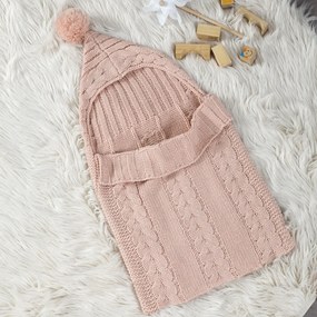 Χειμερινός Υπνόσακος Πλεκτός (0-6 Μηνών) Nima Baby Huggly Salmon