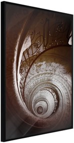 Αφίσα - Winding Staircase - 20x30 - Μαύρο - Χωρίς πασπαρτού