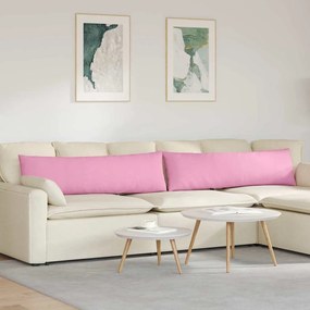 vidaXL Μαξιλάρι Καναπέ 2 pcs Ροζ 145 x 40 εκ. ύφασμα