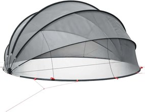 vidaXL Θόλος πισίνας Μαύρο 430 x 430 x 210 εκ.