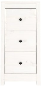 vidaXL Ντουλάπι Λευκό 40x35x80 εκ. από Μασίφ Ξύλο Πεύκου