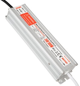 GloboStar® 73062 Μεταλλικό Τροφοδοτικό SELV για Προϊόντα LED 100W 4.3A - AC 220-240V σε DC 24V - Αδιάβροχο IP67 Μ23.5 x Π6 x Υ4cm - 3 Years Warranty