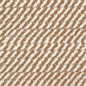 vidaXL Καλάθι Απλύτων Καφέ και Λευκό Ø60x36 εκ. Βαμβακερό