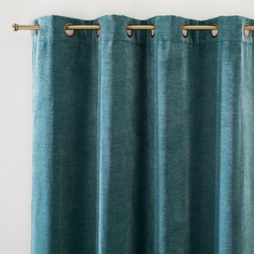 Κουρτίνα Chenille με εμφάνιση βελούδου και κρίκους, Calda