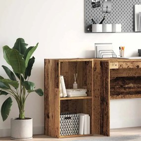 vidaXL Βιβλιοθήκη Όψη Παλαιού Ξύλου 40x30x77 εκ. Επεξεργασμένο Ξύλο