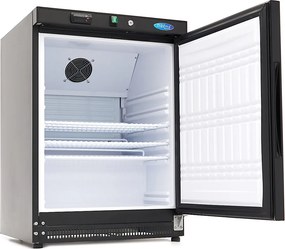 Fridge - 200L - 3 Adjustable Shelves - Black