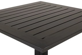 Τραπέζι εξωτερικού χώρου Dallas 811, Μέταλλο, 72x70cm, 9 kg, Μαύρο, Μέταλλο | Epipla1.gr