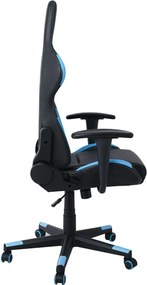 BF9150 Gaming Πολυθρόνα Γραφείου, Ανάκλιση Πλάτης έως 90°, Pu Μαύρο - Μπλε   1τμχ