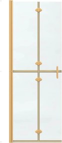 vidaXL Τοίχος Walk-In Ντους Χρυσό 70 x 6,5 x 190 εκ.