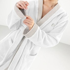 Μπουρνούζι Guy Laroche Monogram White