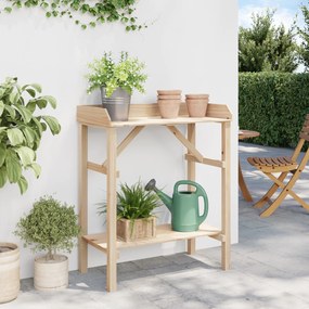 vidaXL Δοχείο Τραπέζι Κήπου 75 x 40 x 90 εκ από Στερεό Ξύλο Πεύκου