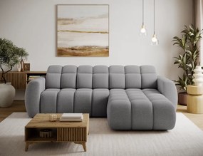 Γωνιακός καναπές Comfora-Γκρι Ανοιχτό-Δεξιά